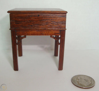 Chinese Chippendale Music Box, Walnut