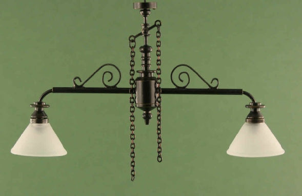 2-Arm Down Gas Pendant Light