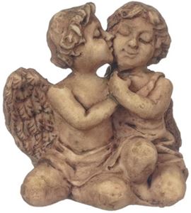 Two Cherubs, Gray Ancient