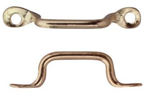 Brass Window Handle Pulls, 6pc