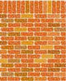 1/2" Scale Red Brick Wallpaper