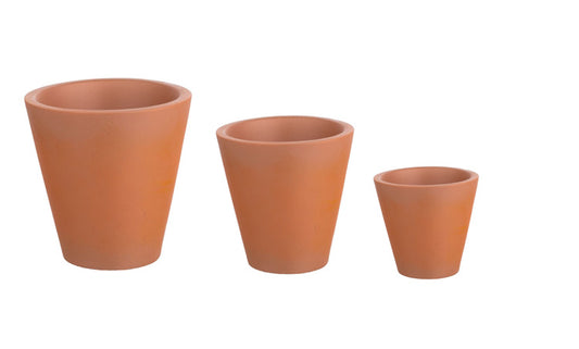 Tapered Terra Cotta Planter, Various