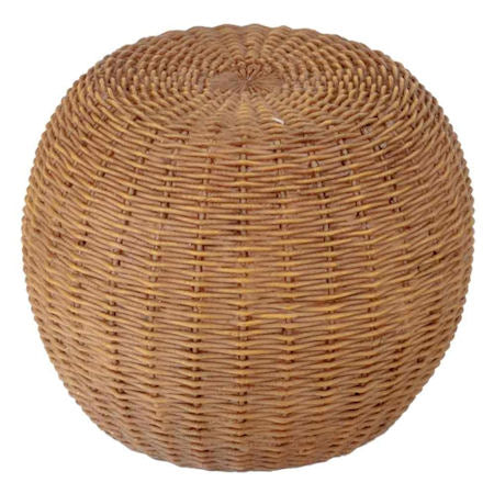 Wicker Ottoman