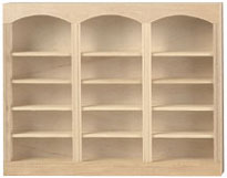 Bookcase 3-Unit 5 Shelf