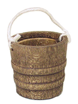 Bucket, Wooden, Aged