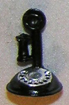 Telephone, Candlestick with Dial, Black