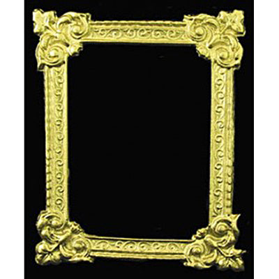 Ornate Rectangular Gold Frame – Miniature Designs, Inc.
