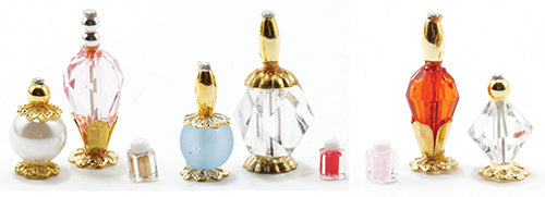 Perfume Bottles, 3pc, Assorted