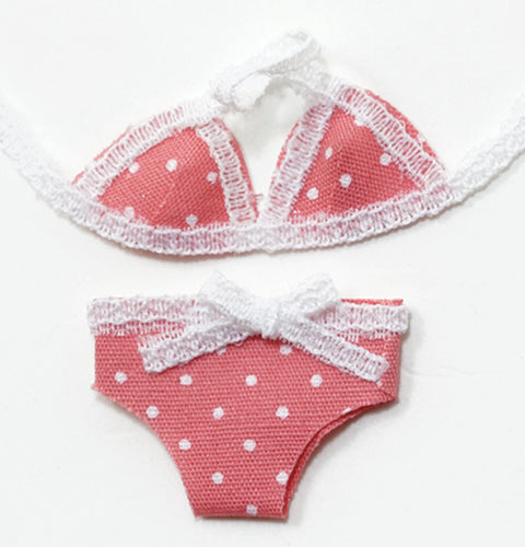 Bikini, Pink with Polka Dots