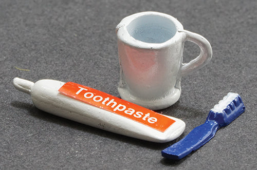 Toothpaste, Toothbrush, & Cup