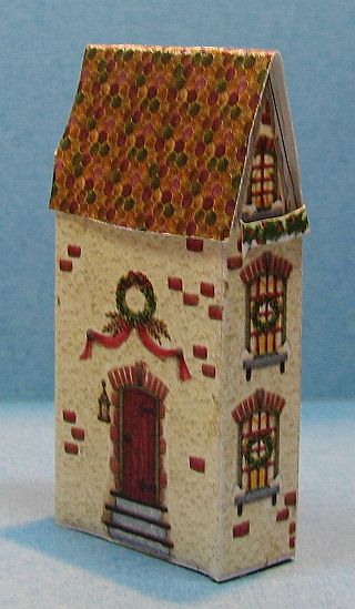 Lithograph House Kit, Christmas