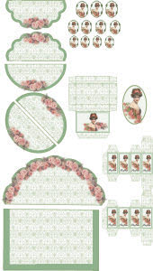 3 Tier Perfume Display Kit, Green