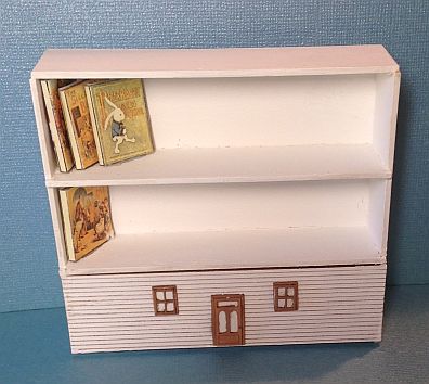 Low Bookcase Kit, Dollhouse