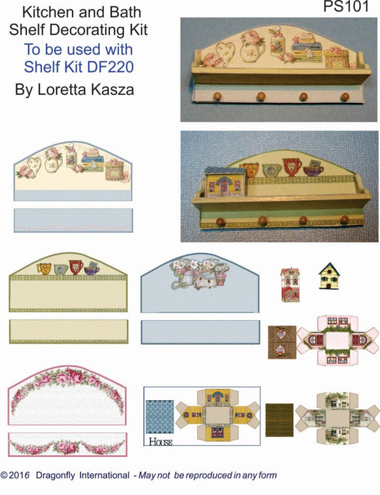 4 Peg Shelf Kit, Kitchen & Bath