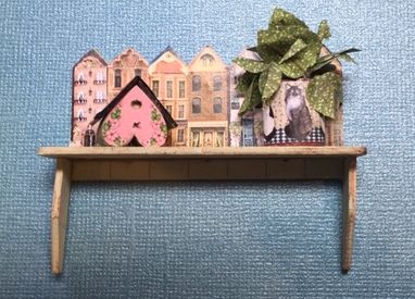 Row House Shelf Kit with Plant