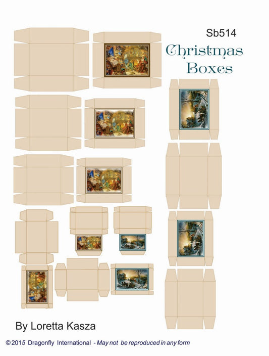Christmas Boxes Kit, Tan