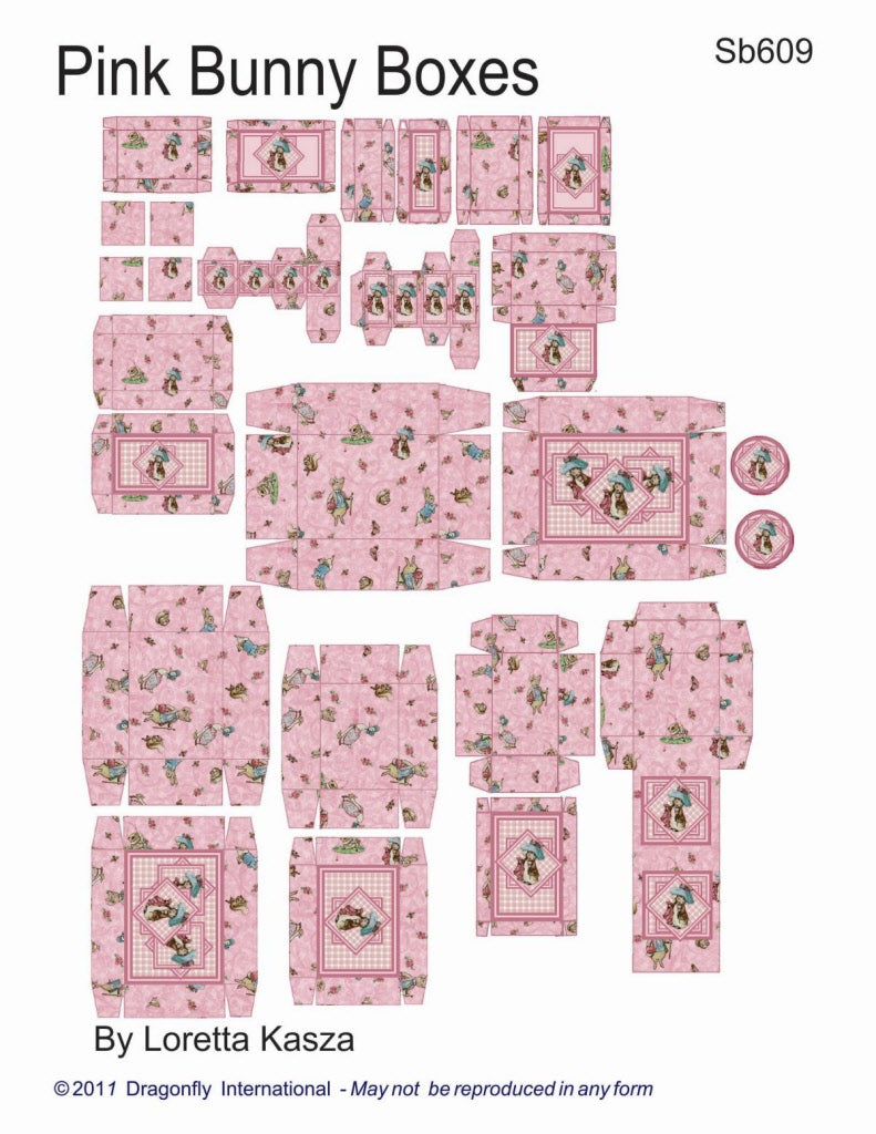 Pink Boxes Kit, Peter Rabbit