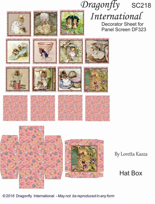 3-Panel Screen Kit, Pink Mouse