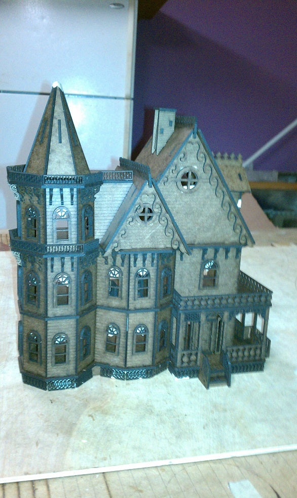 1/4" Scale Leon Gothic Dollhouse Kit