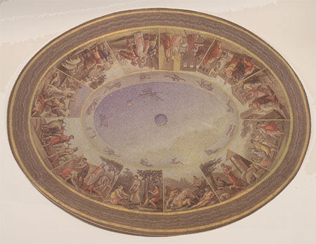 Rug, Oval Fresco - High Renaissance Style