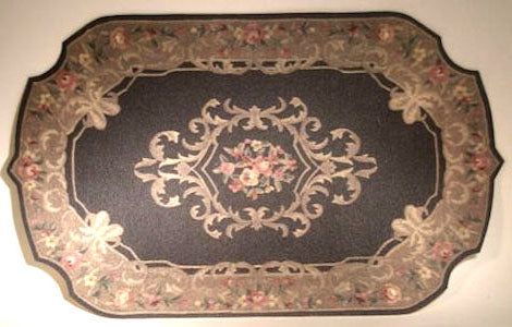 Rug, Oval Aubusson Style, #467