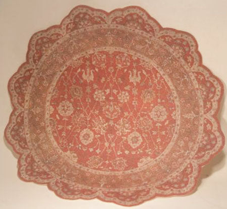 Rug, Round Oriental Style, #516
