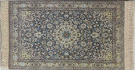 1/2" Scale Rug, Oriental Style, #807