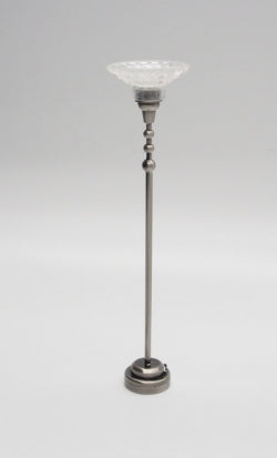 Park Avenue Floor Lamp, Platinum