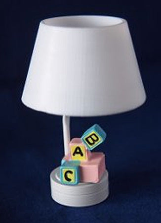 Nursery ABC Blocks Lamp, Battery/Led