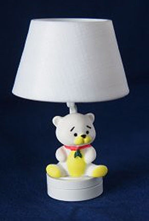 Nursery Teddy Bear Lamp, Battery/LED