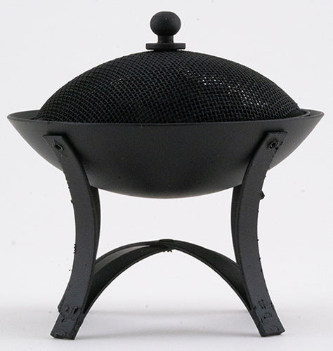 Fire Pit, Black, Working