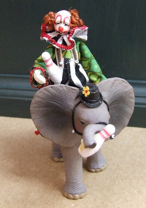 Clown on Elephant