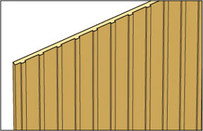 Scale Board & Batten, 1/2"