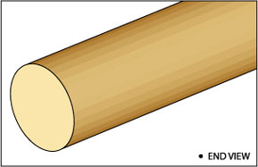 Dowel Rod, 1/16" Round