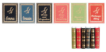 Book Set, Jane Austen, 6pc