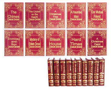 CBB280, Charles Dickens Book Set, 10pc