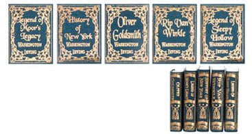 Book Set, Washington Irving, 5pc