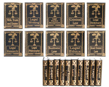 Book Set, Legal Reference, 10pc