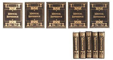 Book Set, Medical Reference, 5pc