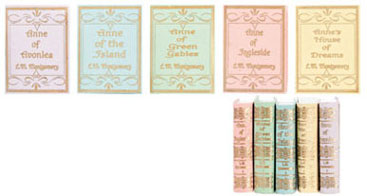 Book Set, Anne Green Gable, Montgomery, 8pc