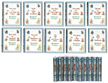 Book Set, Beatrix Potter, 10pc