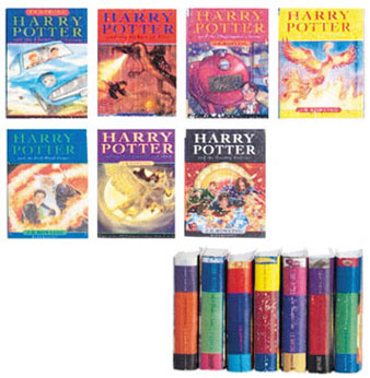 Book Set, Harry Potter Books, Color, 7pc