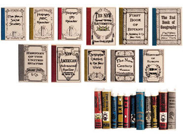 Book Set, Antique School, 11pc