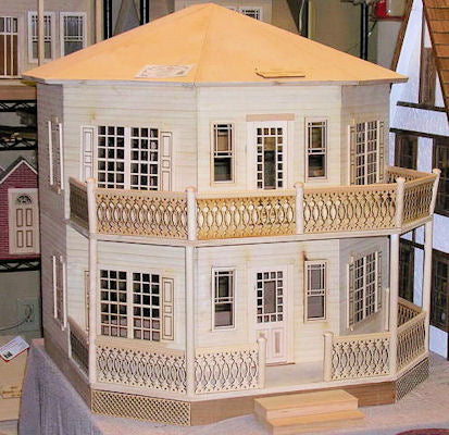 Octagon Assembled Dollhouse