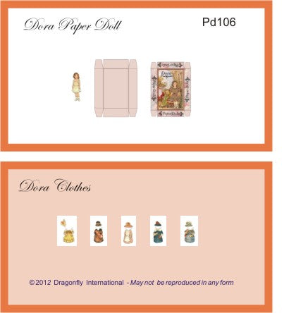 Paper Doll Kit, Dora