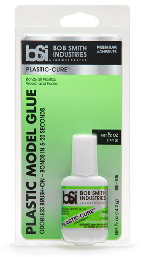 Plastic-Cure Glue, 1/2oz