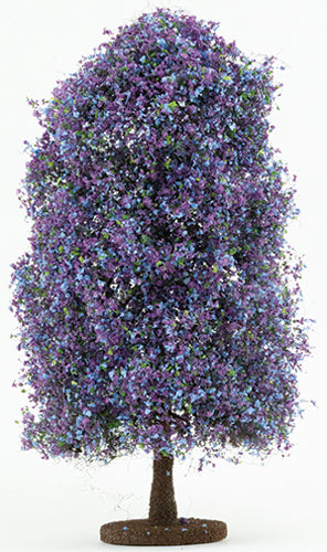 Bush/Tree, Purple, Blue, Large