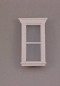 Atherton Plain Single Window, White