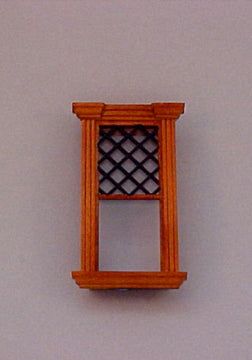 Westfield Decorated Single Window, Walnut