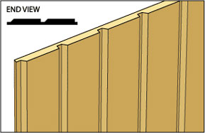 Novelty Siding, 3/4" LAP